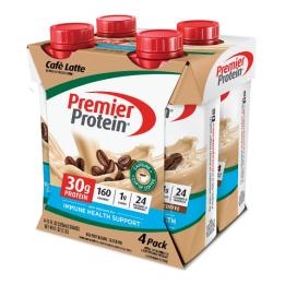 Premier Protein Shake;  CafÃƒÂ© Latte;  30g Protein;  11 fl oz;  4 Ct