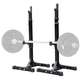 2 Pieces Adjustable Adjustable Squat Rack Stand