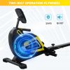 Magnetic Rowing Machine Folding Rower with 14 Level Resistance Adjustable; LCD Monitor and Tablet Holder for Foldable Rower Home Gym Cardio Workout