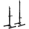 2 Pieces Adjustable Adjustable Squat Rack Stand