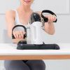 Stationary Under Desk Bike Pedal Exerciser Arm Leg Exerciser with LCD Screen