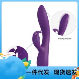 Silicone Rechargeable G-Point Vibrating Spear Toys For Adults And Women (Option: USK V05Bonnie Purple)