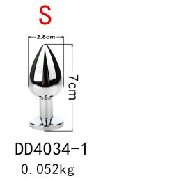 Stainless Steel Thread Removal Butt Plug (Option: S Separate Removal Plug)