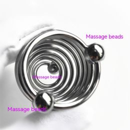 Metal Spiral Penis Ring For Men (Option: Medium Inner Diameter 30mm)