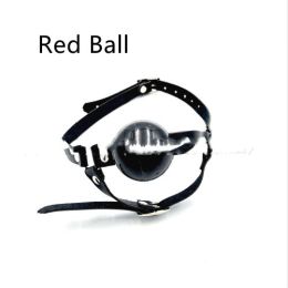 Black Supplies Sexy Ball Gag (Option: Red Ball)