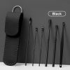 6Pcs Ear Pick Earwax Removal Kit Earpick Ear Curette Ear Wax Spoon Remover Cleaning Tool