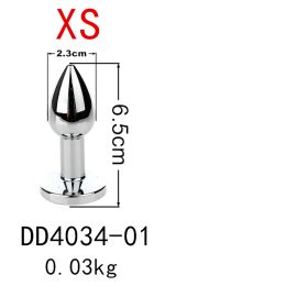 Stainless Steel Thread Removal Butt Plug (Option: XS Separate Removal Plug)